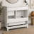  Bathroom Vanity With Sink And Drawers,   Freestanding Vanity Cabinet With Ceramic Top And Storage Shelves, MDF And Solid Wood Base, Modern Sink Cabinet For Small Bathrooms-705312576-719755665