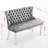 Double Dining Loveseat Bench, 2-Seat Tufted Bench-502303599-502303584