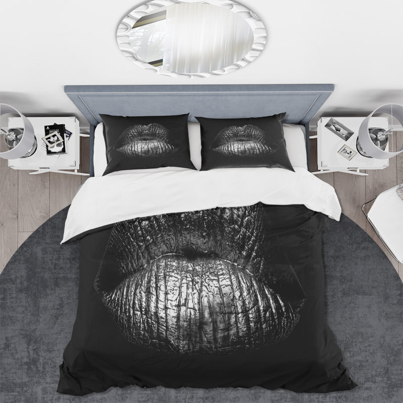 Ensemble de housse de couette Modern, Housse de couette pour très grand lit et 2 très