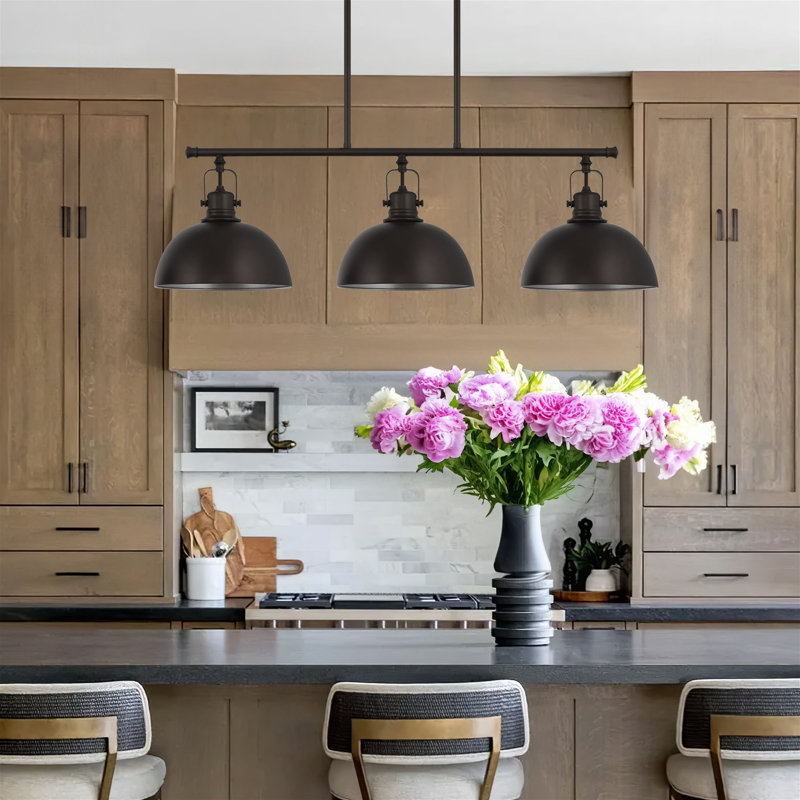 Tazewell 3 - Light Kitchen Island Pendant, Oil Rubbed Bronze