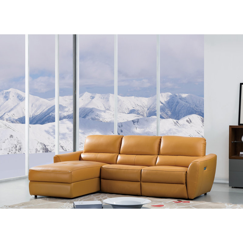 Tennon Upholstered Power Reclining L-Shaped Sectional, Left Hand Facing