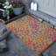 Floral Pattern Coir Doormat-738329753