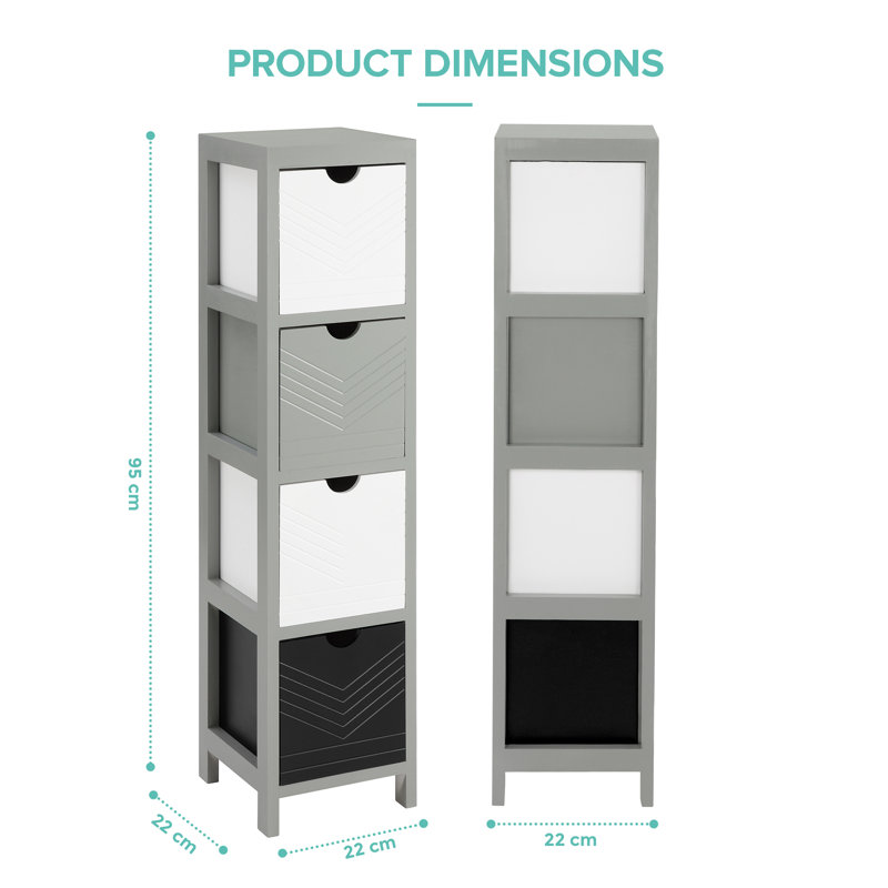 Embyr 22cm W 4 - Drawer Chest of Drawers