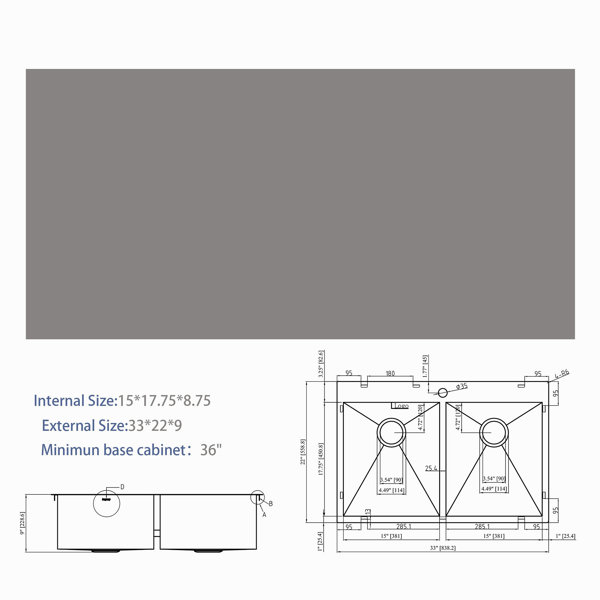 Dimensions du produit