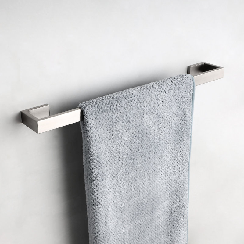 Stainless Steel 4 Bathroom Hardware Kit In Brushed Nickel. And Reliable. For Various Spaces. Easy To Install - 4 Piece, Scratch- Surface. Different Installation