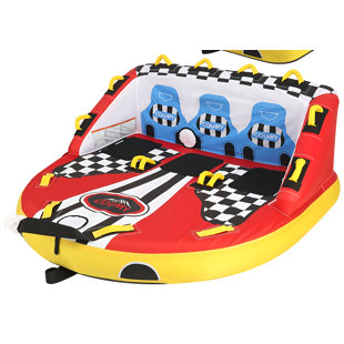 Towable Tubes For Boating,1-3 Riders Inflatable Pull Boats Tube For Tubing, Water Tube,Towable Rider Deck For Water Sports
