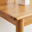 Table de travail en bois naturel - Chêne massif avec coiffeuse 100% robuste pour la chambre à coucher