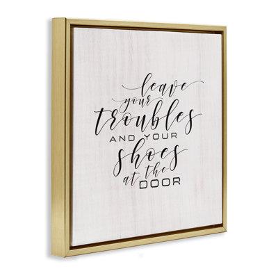 Troubles & Shoes at Door