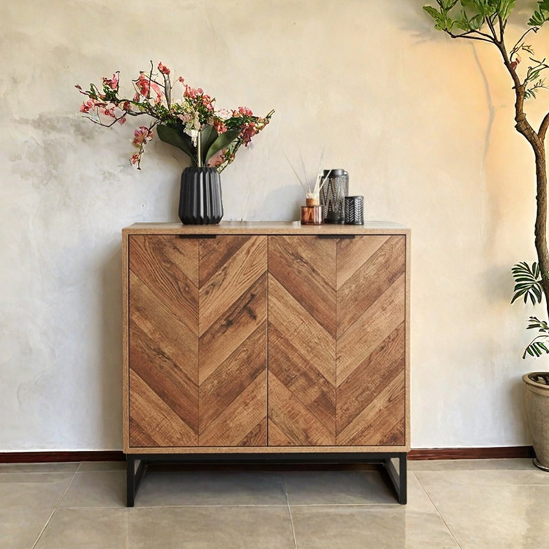 Console en bois massif American Country