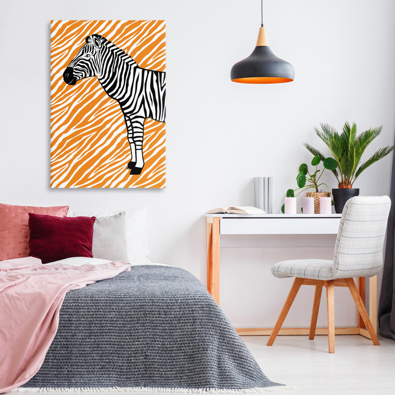 «Zebra Stripes» par Martina Pavlova, H 45 po x l 30 po