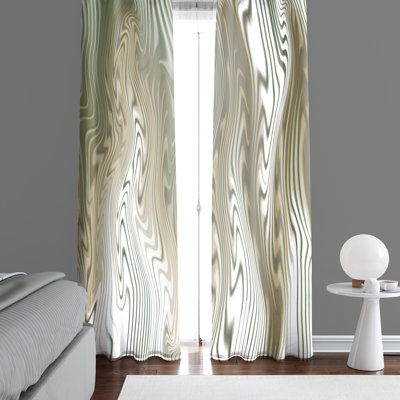 Semi Sheer Curtain Panel Pair