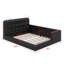 Queen Upholstered Platform Bed With 2 Reading Lights-47040303