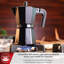 Cafetière Moka Espresso, 6 tasses / 10 oz, cafetière italienne pour le café cubain, aluminium très épais, poignée résistante à la chaleur, cafetière Greca Magefesa Kenia Noir-15270164-129392567