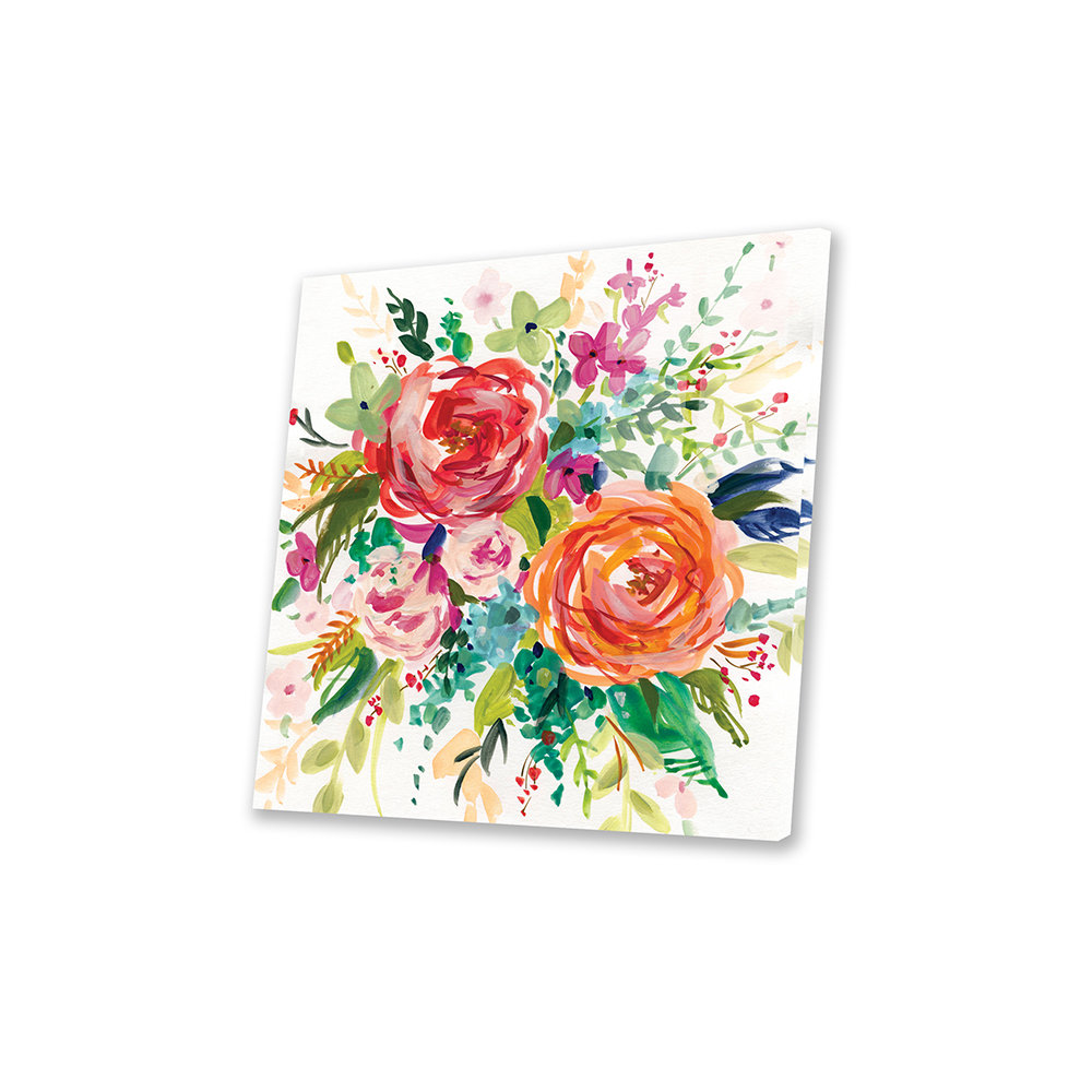 Red Barrel Studio® Bright Bouquet I by Carol Robinson - Unframed ...