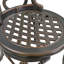 Chaise d'appoint d'extérieur en métal Gaige