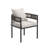 4 Person Outdoor Dining Set with 47.2" Round Dining Table and 4 Cushioned PE Rattan Dining Chairs-623050263-623050262