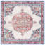 Tapis oriental rouge / ivoire Barcus-1596228866