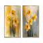 Silencieux jonquille minimaliste fleurs I - Collection d'art mural floral 2 panneaux-2001330790-2001330795
