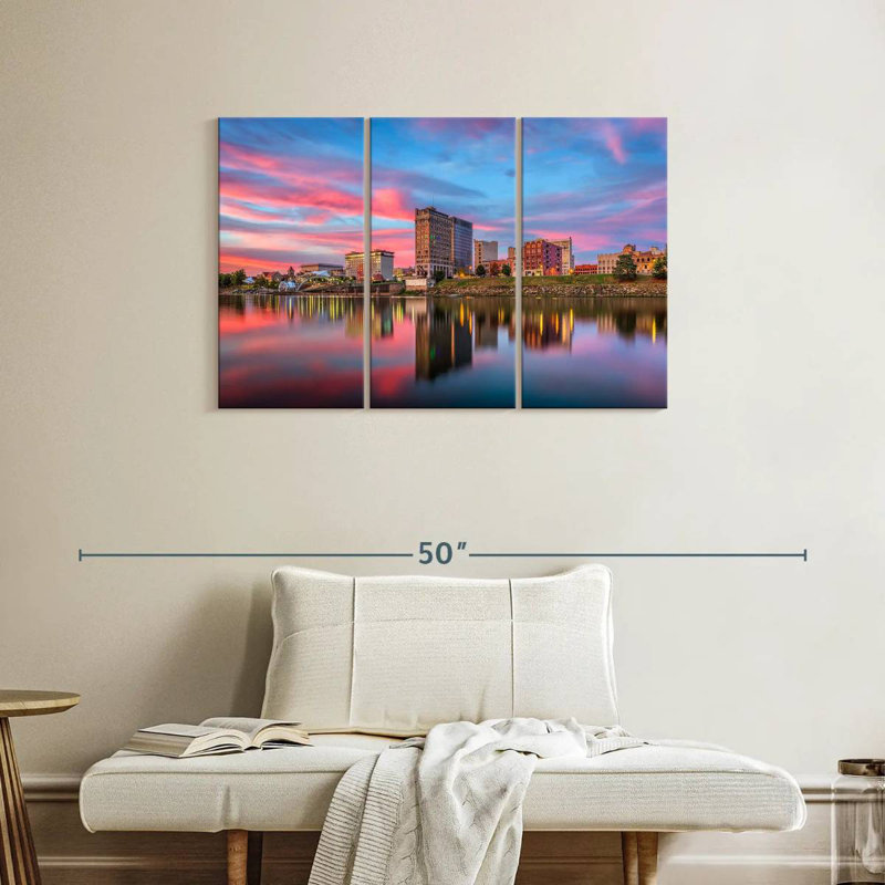 Rorry Charleston River Skyline, 24" H x 38" W