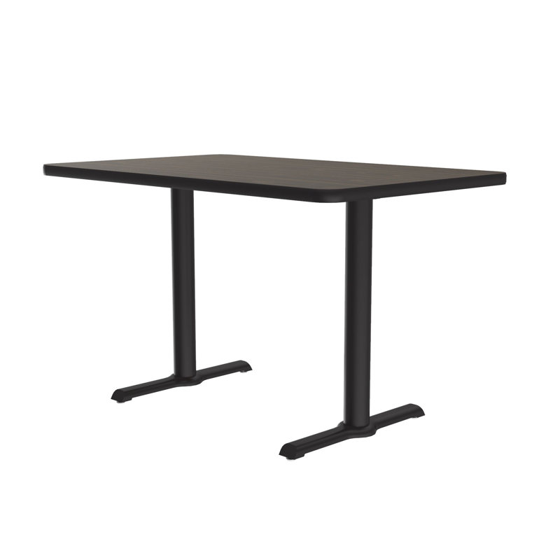 Table de salle de pause, l 48 po x P 30 po, Noyer
