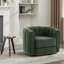 Fauteuil d'appoint pivotant pour le salon, fauteuils avec base en bois et fauteuil d'appoint pivotant confortable pour le salon-1766963057