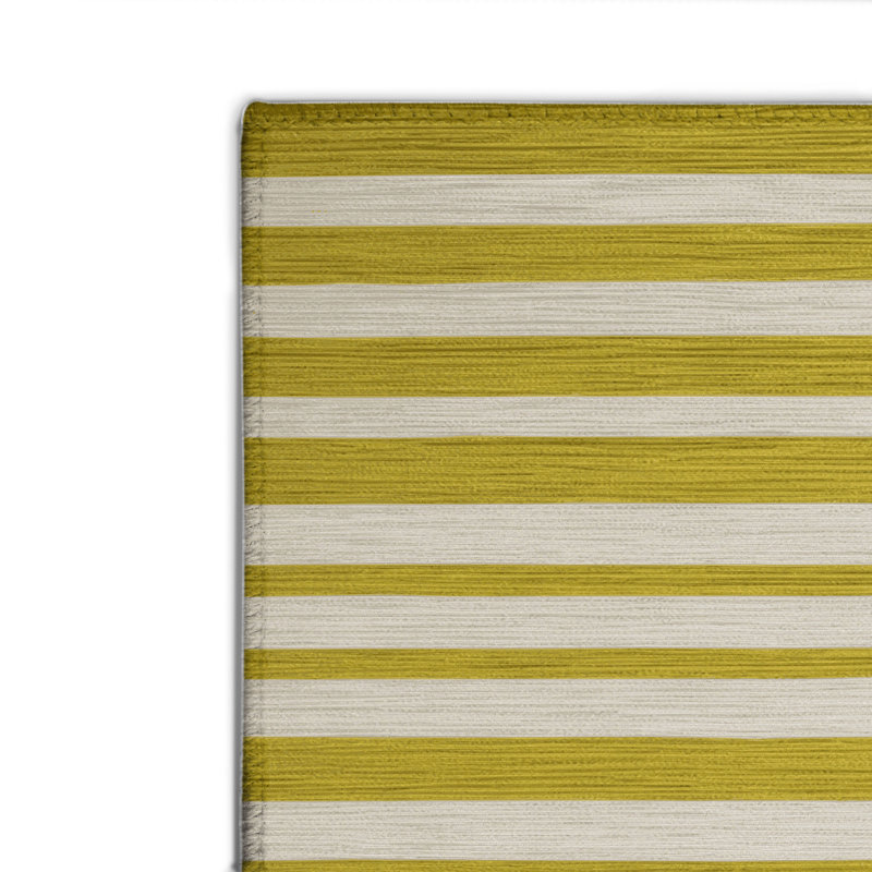Tapis intérieur / extérieur beige HorizontalStripes, Rectangle 4pi x 6 pi