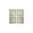 WaterTile Rain Overhead Showering Panel with 4 22-Nozzle Sprayheads-13239270