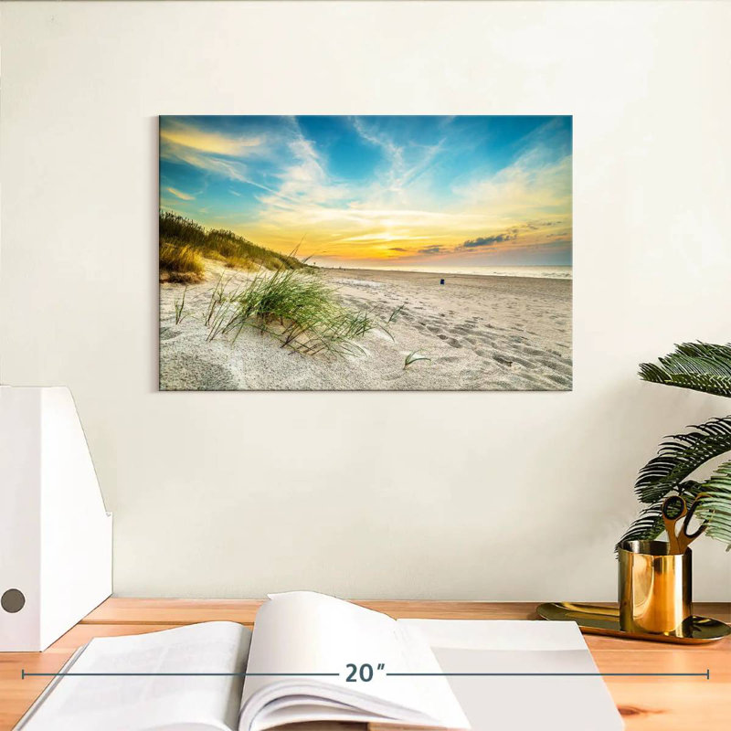 Dunes de sable de plage polies, H 8 po x l 12 po