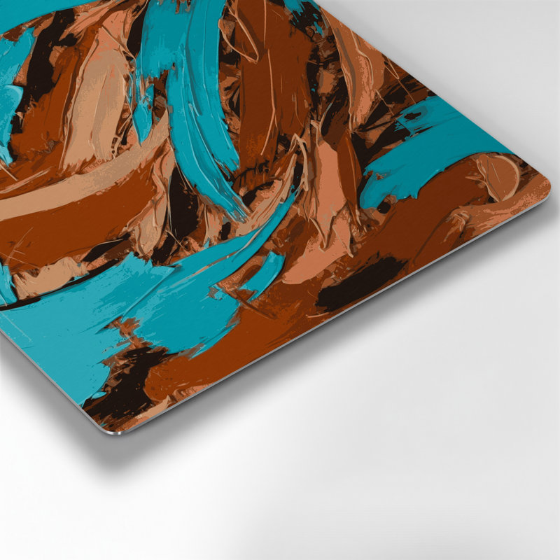 Neo Expressionism 72 Brown Metal Wall Art