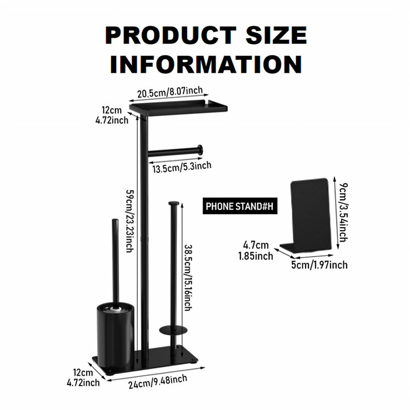 Free Standing Toilet Paper Holder