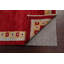 Tapis rouge noué à la main de conception unique 2 pi 9 po x 10 pi 1 po
