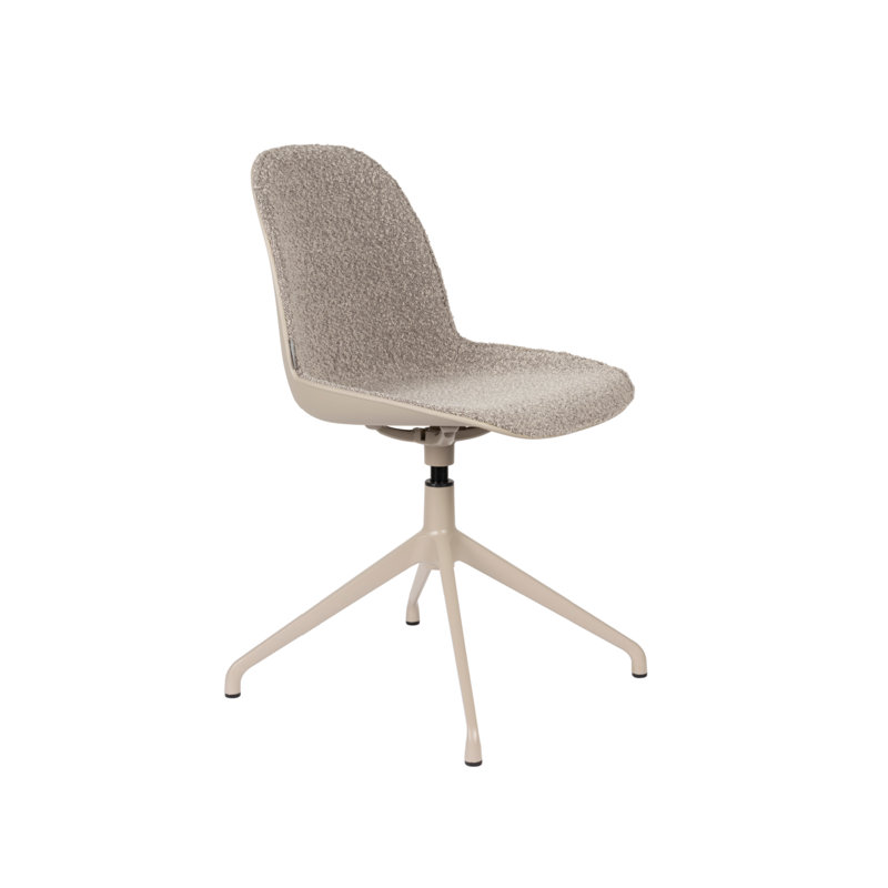 Albert Kuip Upholstered Dining Chair, Gray, Gray
