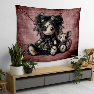 Tapisserie rouge Little Stitch Ups Best Friends Mouse
