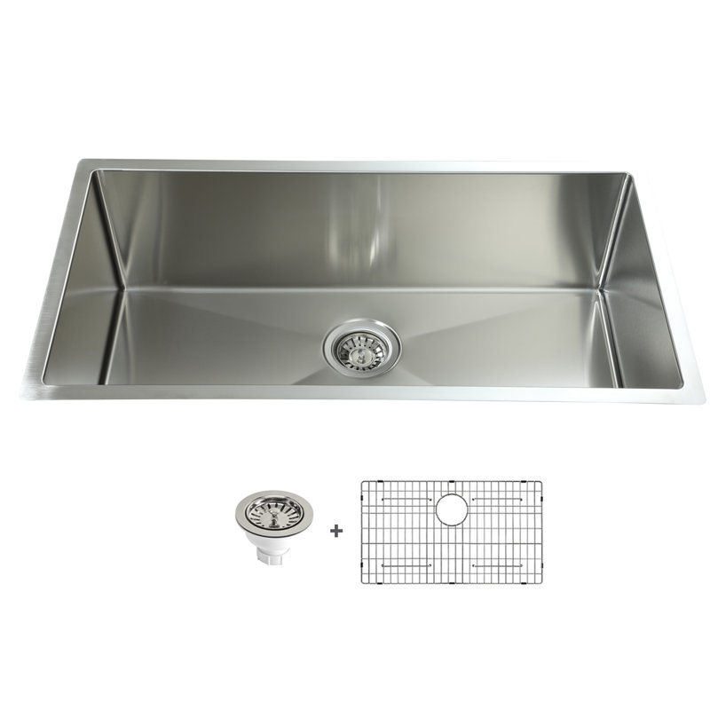 Évier de cuisine encastrable L 38 po x l 19,4 po