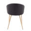 Chaise d'appoint contemporaine avec confort rembourré