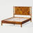 Ethan Solid Wood Platform Bed with Headboard, Rustic Bed Frame-620431626-652529527