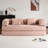  4-in-1 Convertible Compressed Sleeper Sofa Bed, Skin-Friendly Corduroy Fold Out Couch with 33D High Density Sponge, Reinforced Metal Frame No Assembly Sofa in a Box for Small Apartment-121416299-129588361