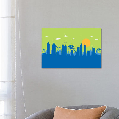 Atlanta's War - Wrapped Canvas Print