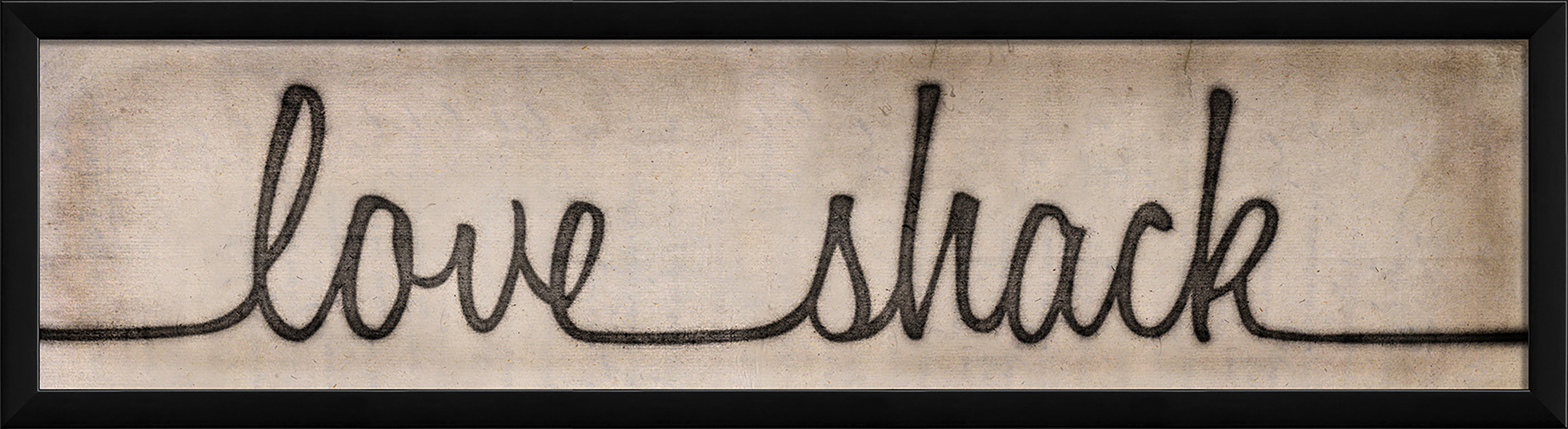 House of Hampton® 'Love Shack Sign' Framed Textual Art | Wayfair