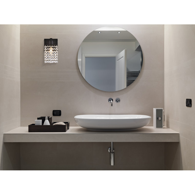 Éclairage pour meuble-lavabo à intensité variable de 3 lumières Presler, Laiton, H 8,4 po x l 24 po x P 24 po, 3 lumières