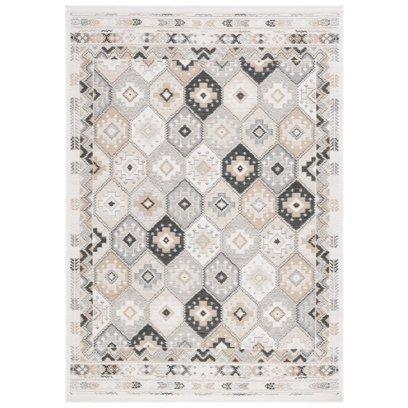 Tapis intérieur / extérieur Chenery Sunrise, Rectangle 4 pi x 5 pi 7 po