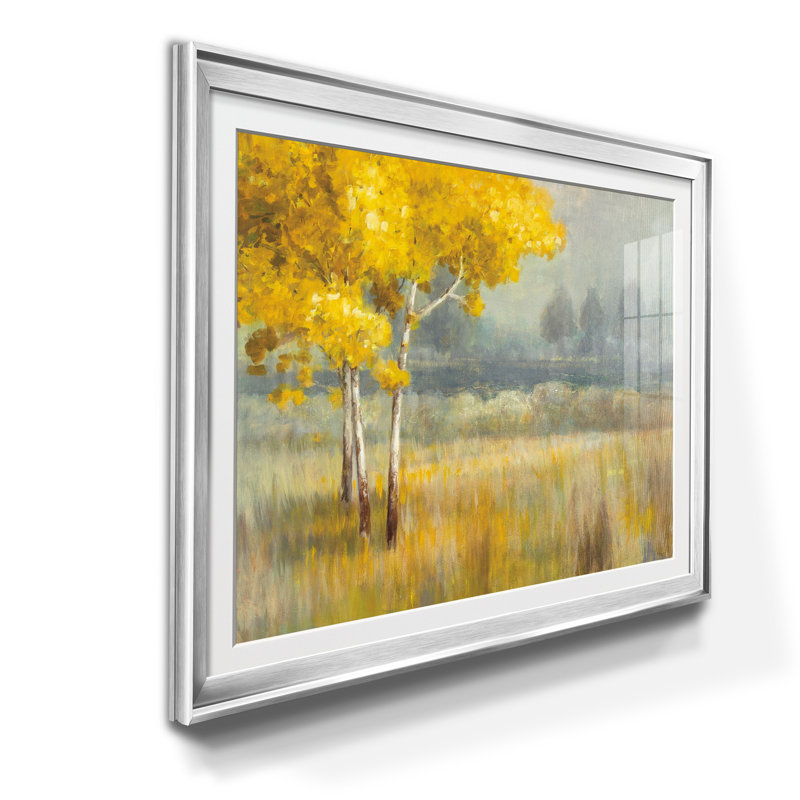 Paysage - Cadre photo, reproduction d'art sur papier, Argent, H 18,5 po x l 24,5 po x P 1,5 po
