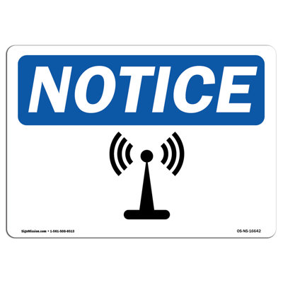Osha Notice Symbol Only Radio Frequency Hazard Sign