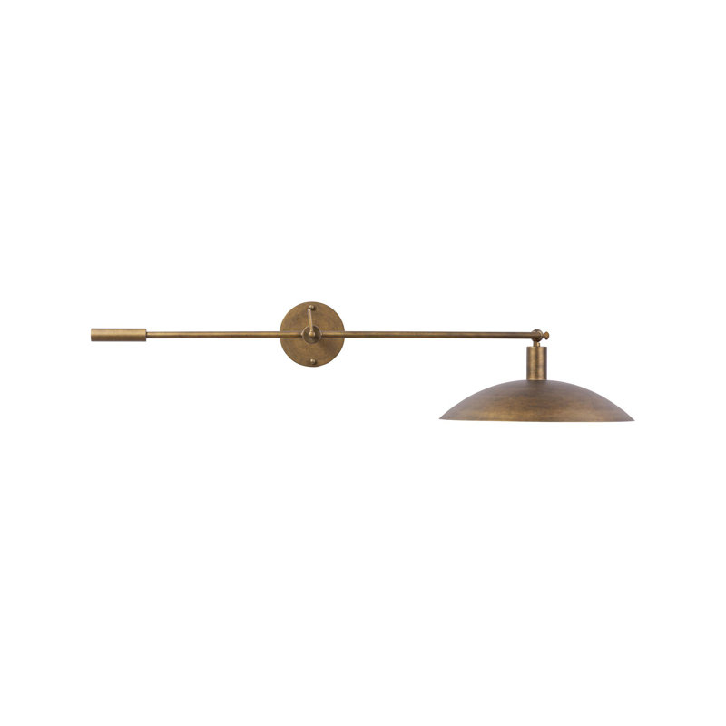 Lance Sconce-Burnished Brass Steel