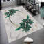 Tapis de couloir élégant (3,3 x 4,9 pi), 100% polyester, hauteur de poils de 0,3 po | Pois antibactérien antidérapant en PVC | Design tissé avec impression numérique 3D | Lavable à la machine, parfait pour la décoration intérieure et le confort