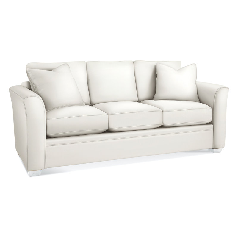 Bridgeport Sofa, Frost White Finish, Elite Ivory; 0321-91