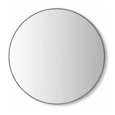 Aalina Round Stainless Steel Mirror