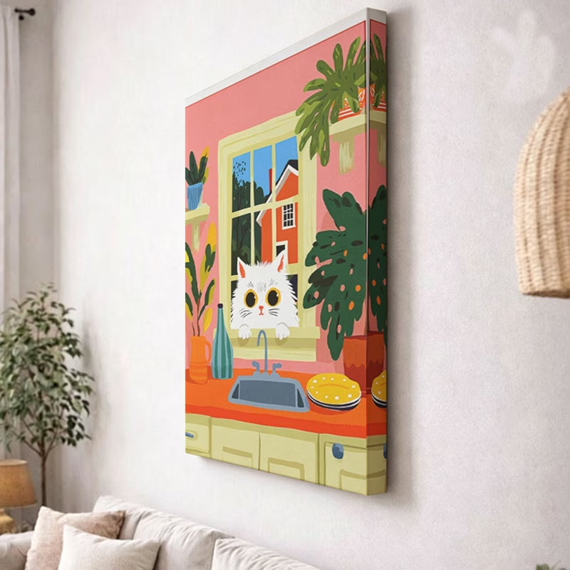 1 Piece Wrapped Canvas Wall Art, 40cm H x 30cm W