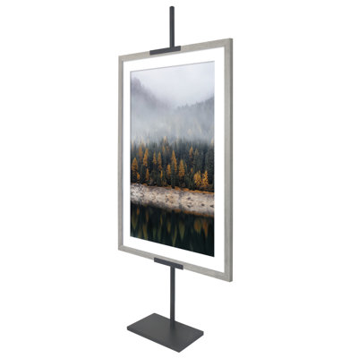 Support de chevalet réglable - jusqu'à 50 po - Idéal pour les œuvres d'art, les enseignes ou les photos - Utilisation à la maison ou lors d'événements - Noir