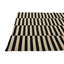 Tapis noir et blanc 5 x 8 Pinkerton
